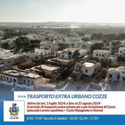 Servizio Urbano Mola di Bari - Linea Circolare